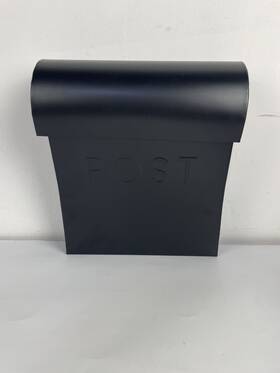 Mb-7300 Nach 881391018290 Vicki Euro Black Wall Mounted Mailbox Scandinavian Design