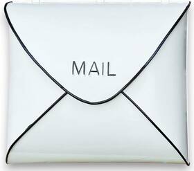 Nach 881391034511 Wall Mount Mailboxes For Outside 12.5 X 5 10 Inch White