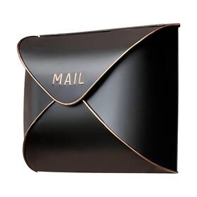 Nach 881391037307 Black Mailbox Wall Mount 11 X 5 8.75 Inch Mailboxes For Out