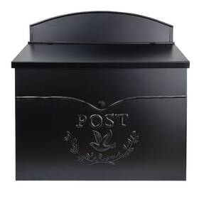 Nach B07qgbb3tc Chelsea Wall Mount Mailbox For Outside 11.5 X 5 13 Inches Black