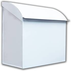 Nach B0931z4m1s Large Mailbox For House 12.4x7.1x11.8 White Mailboxes Outside