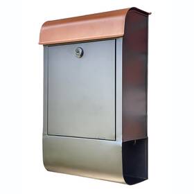 B0c2wyt5dk Nach Locking Mailbox 16 X 4.5 10 Inch Black Lock Waterproof