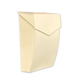 Mb-6921crm Nach Mailboxes For Outside Wall Mount 4.8 X 10 13 Inch Cream Mounted Mailb
