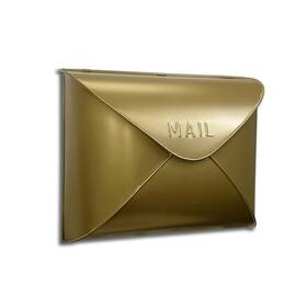 Mb-6942s Nach Wall Mount Mailboxes For Outside 11 X 5 8.75 Inch Antique Brass M
