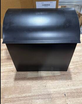 Mb-7000blk Nach Large Mailbox For House 12.4 Inch X7.1 X11.8 Black Mailboxes Outside Water