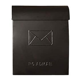 Mb-7200 Nach Sylvia Large No Admail Euro Modern Wall Mounted Galvanized Mailbox