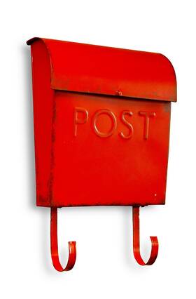 Th-15657 Nach Mailboxes For Outside Wall Mount 13 X 11 4 Inch Aged Red Mounted