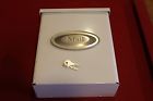 Nail Vertical Wall Mail Mount Lockable Drop White 2 Keys Security Urban