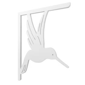 Nature Brackets 313049249294 16 Inch Paintable Pvc Decorative Hummingbird Mailbox Or Porch Bracket