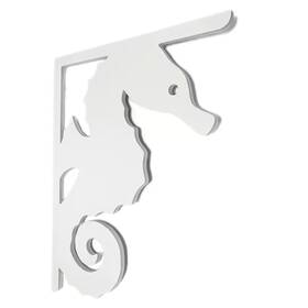 Nature Brackets 313099965991 Decorative 16 Inch Paintable Pvc Seahorse Mailbox Or Porch Bracket