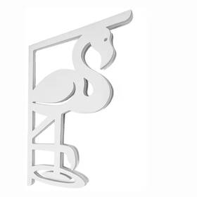 Nature Brackets 445014883820 Decorative 16 Inch Paintable Pvc Flamingo Mailbox Or Porch Bracket