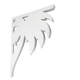 Nature Brackets 445041765762 Decorative 16 Inch Paintable Pvc Palm Mailbox Or Porch Bracket