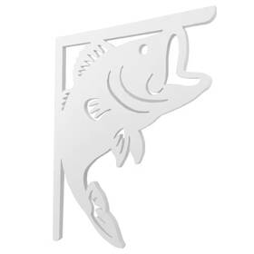 Nature Brackets 711181615296 16 Inch Paintable Pvc Decorative Bass Fish Mailbox Or Porch Bracket