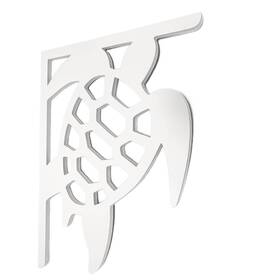 Nature Brackets 850002053166 Decorative 16 Inch Paintable Pvc Sea Turtle Mailbox Or Porch Bracket