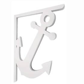 Nature Brackets 850002053197 Decorative 16 Inch Paintable Pvc Anchor Mailbox