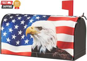 Neeklinny 445050114179 American Eagle Patriotic Magnetic Mailbox Cover Usa Standard Briarwood Lane