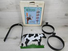 New Creative Enterprises 033171240623 Milk Cow Mailbox Planter Outdoor Garden Box For Post Decor 1995