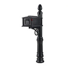 New Gibraltar Blackstratford Mail Box Heavy Duty Mailbox And Post Combination