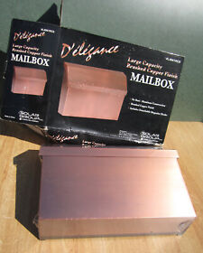 L4941rco New Large Capacity Brushed Copper Finish No-rust Aluminum Mailbox Wall Mount