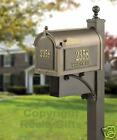 Newspaper 3-colors Personalized Box Mailbox Deluxe - Pdn Whitehall Street