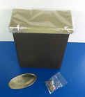 Nickel Wall-mount 9.625- Metal Bronze 12.5- Lockable Mailbo Designer Satin
