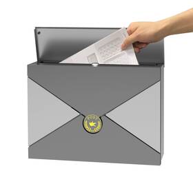 Nobilsteel 738066882444 Wall Mount Mailboxes For Outside Door With Lock Weatherproof Rust-resistant