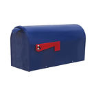 Npt-b Gdm Mailbox Company Blue Post Mount Newport Medium Size Optional