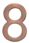 Number Architectural 3585ac-8 Floating Antique Brass House Mailboxes 8