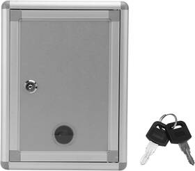 P3333iy14bk3qlb771lgae3c5 Nuobesty 1 Pc Wall Hanging Post Box Mount Mailbox With Locking Silver