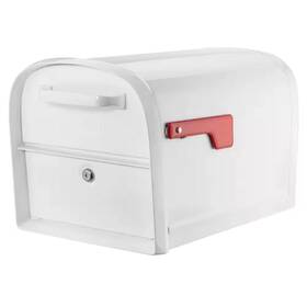 2-access Oasis 726084095625 360 White Large Steel Locking Parcel Mailbox With Doors