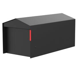 Olio Home 850045327217 Mailbox Modern Design Thompson Roof Top Post Mount Mail Box 20.5 Inch X 9.2