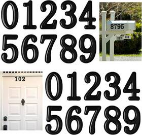 Opasyo 313105734757 30 Pcs 2 Inch Mailbox Numbers Self Adhesive 3d Black House Address Door Digits
