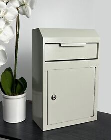 D02-h Open Box Wall Mount Drop Depository Safe With Lock