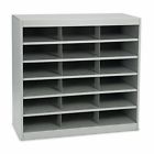 Saf9264gr Organizer Steel Center Pockets Project 18 Safco
