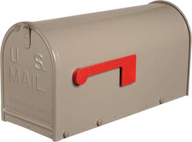 Oulan 735114754531 Janzer Mailbox - Gloss Taupe Large
