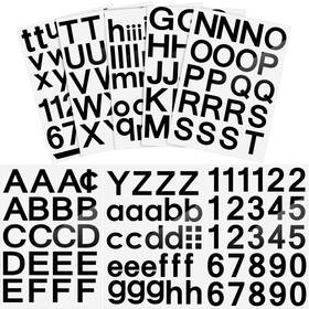 Self-adhesive-t765 Outus 8 Sheets Vinyl Letter Stickers 2 Inch Black Self Adhesive