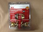 Pack Keyed Ace Entry Hardware Polished Brass Combo Deadbolt Door