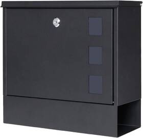 Parrency 313022178153 Lockable Mailboxes With Keys Outdoor Wall Mounted Mail Box Large Capacity 1