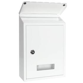 Parrency 791281868945 Wall Mounted Mailboxes With Key Lock Outdoor Locking Mail Box Transp