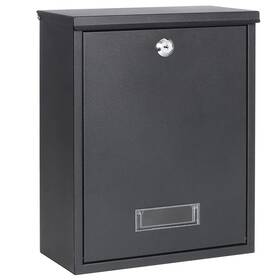 Parrency B0d5qjdh77 Wall Mounted Mailboxes Rust-proof Cover Outdoor Key Locking Mail 12.6