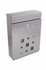Peelco Premium Stainless Steel Vertical Lockable Mailbox By Modern Design