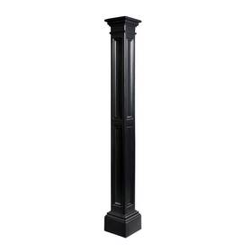 Pr-4753-2141323 Pemberly Row Traditional Plastic Lamp Post Without Mount In Black