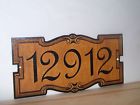 Personalized Wood Engraved.gift. Address Street House Sign.birch.laser