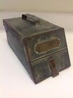 Plate Brass Ills. Rural Cash Marengo Boyer Strong Mailbox Vintage Chas.