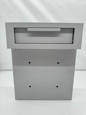 D1c-b-openbox Plugsharge 648564110744 Door Drop Box Mail Slots Through The Locking Mailbox White