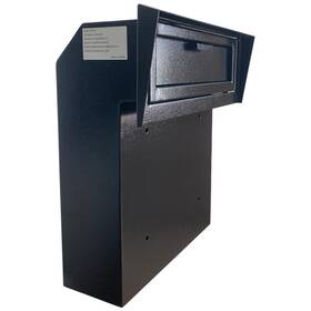 Plugsharge 648564110799 Rainproof Heavy Duty Mailbox Door Drop Box Galvanized Steel Weatherproof Loc