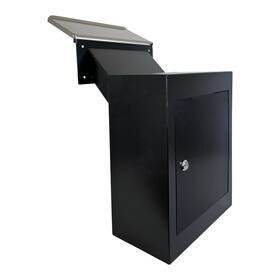 Plugsharge 648564110829 Rainproof Through The Wall Locking Mailbox With 10-inch Adjustable Chute