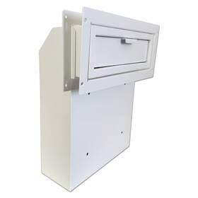 D1b-w Plugsharge Through The Door Locking Mail Drop Box 1.5mm Steel Theft Proof Payment Mailbox