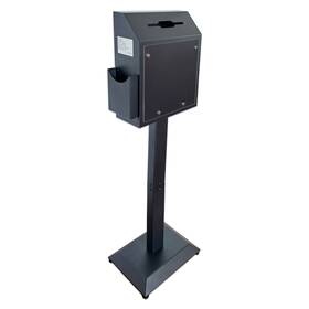 D6a-b Plugsharge Suggestion Box With Stand Floor Standing Offering Ballot Collection Safe