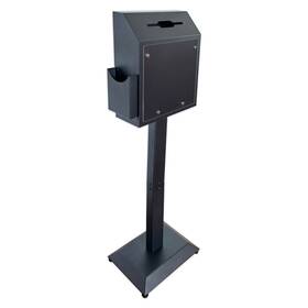 D6b-b Plugsharge Suggestion Box With Stand Floor Standing Offering Combination Lock
